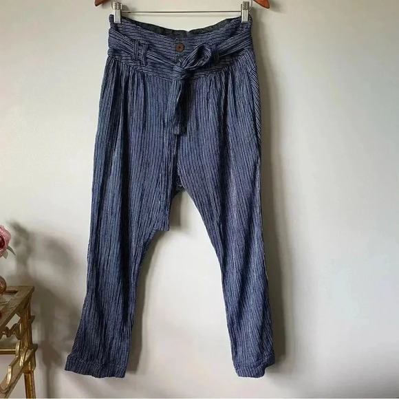 Free People | Day to Night Pinstripe  Pants - Picture 4 of 12